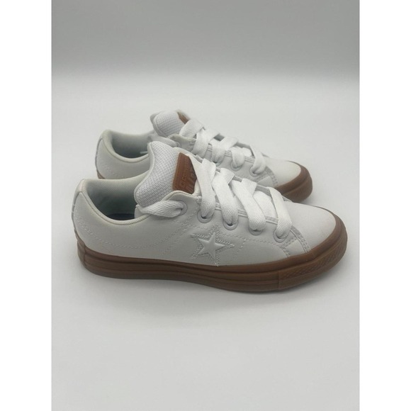 Converse Shoes - Converse One Star Low White Leather Gum Sole Sneakers 163251C